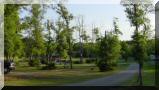 Country Oaks campground from the porch